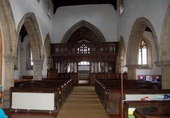 The interior looking east March 2011